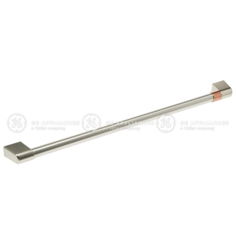 Brushed Stainless Steel Range Handle with Cafe Band