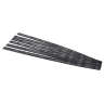 Unger, ErgoTec® Soft Replacement, 22", Black, Rubber Squeegee