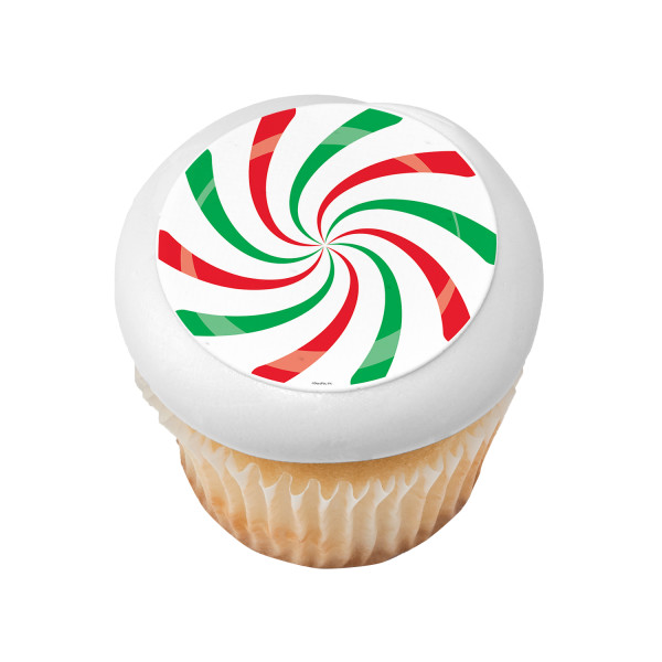Peppermint Candy PhotoCake® Edible Image®