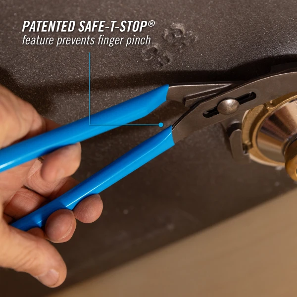 2012 12-inch Oil Filter/PVC Angled Head Pliers