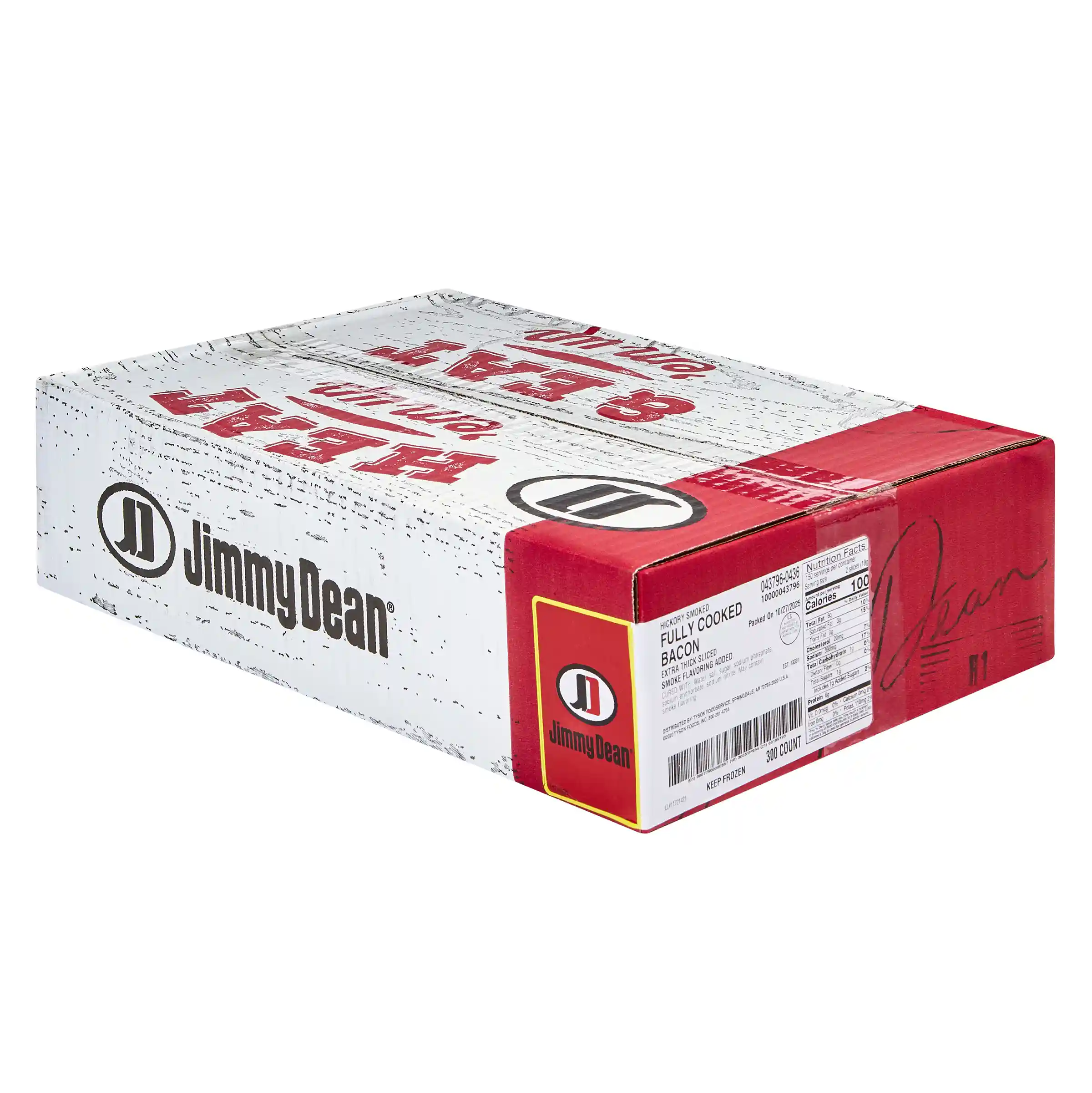 Jimmy Dean® Hickory Smoked Fully Cooked Bacon Extra Thick Sliced_image_5