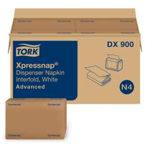 Tork, N4 Xpressnap®, Napkins, 1 ply, White