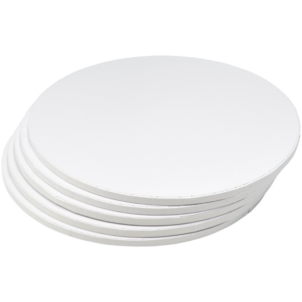 16" Round White Foil Cake Board