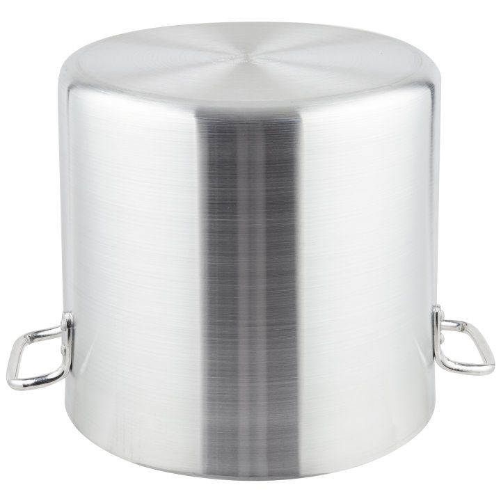 24-quart Arkadia™ aluminum stockpot in natural finish