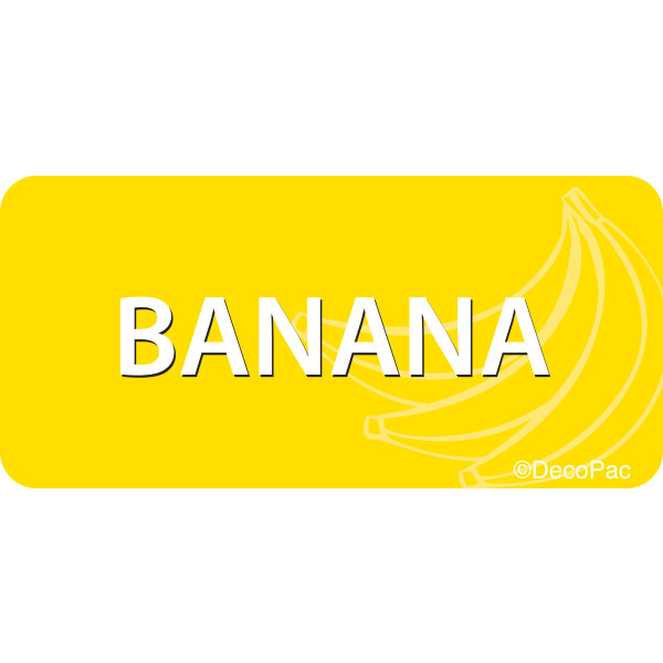 Banana Promotional Label