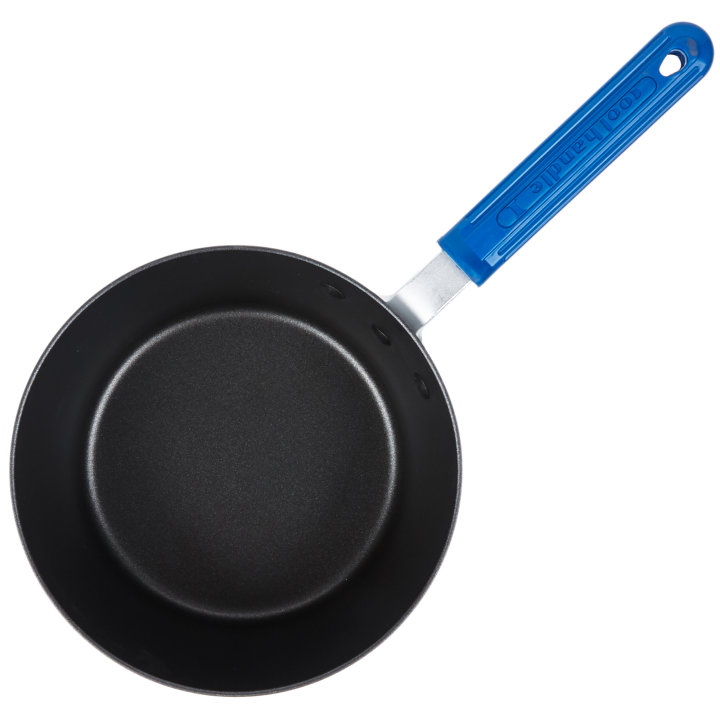 4 ½-quart Wear-Ever® tapered saucepan with Steel Coat X3™ nonstick coating and Cool Handle® rubber grip sleeve