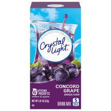 Crystal Light Concord Grape Drink Mix, 6 ct Pitcher Packets