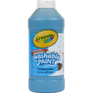Washable Paint, Turquoise, 16 oz.