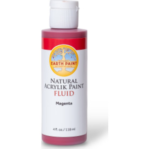 Natural Fluid Acrylik Paint, 4 oz, Magenta