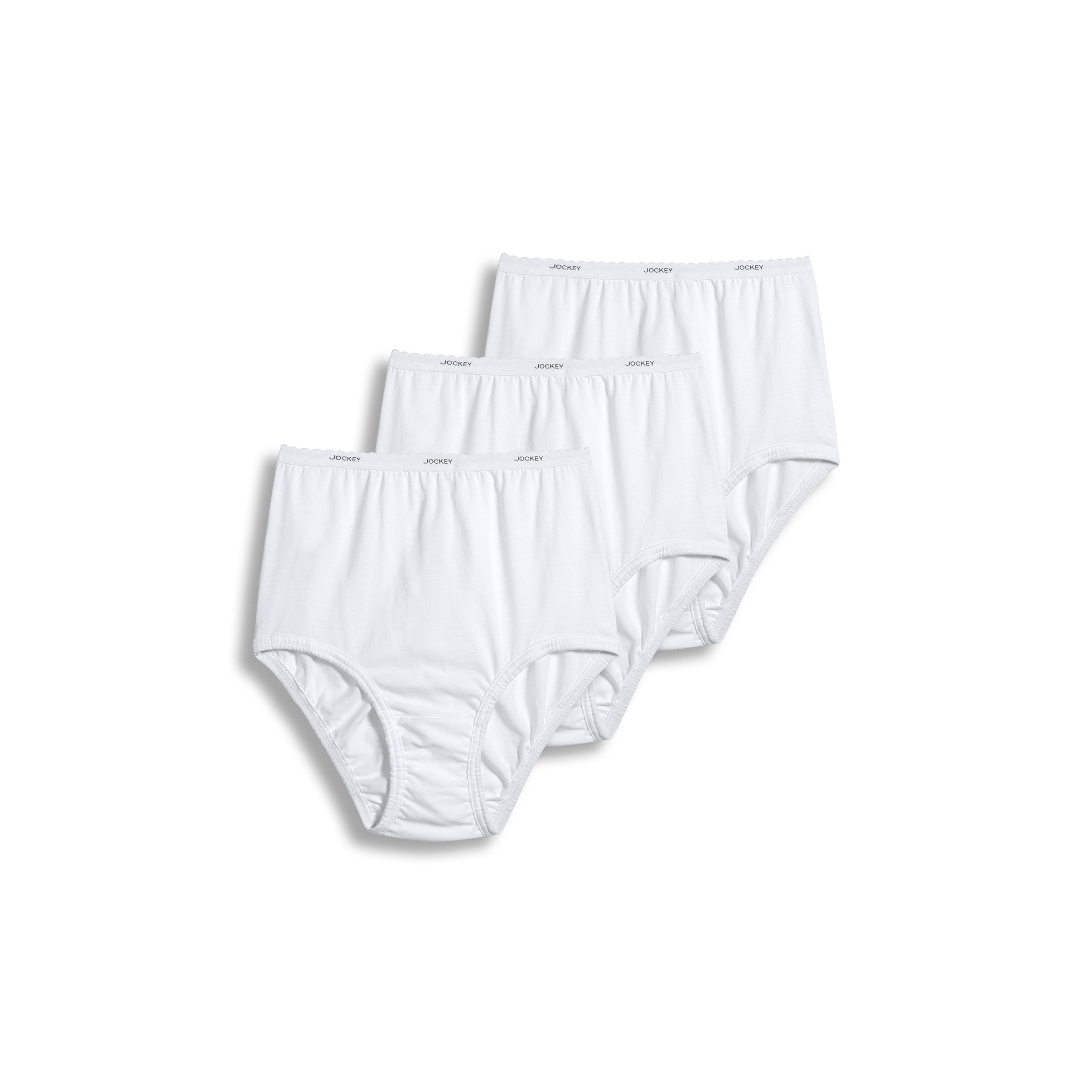 Jockey Women's Plus Size Classic Brief - 3 Pack - Picture 36 of 39