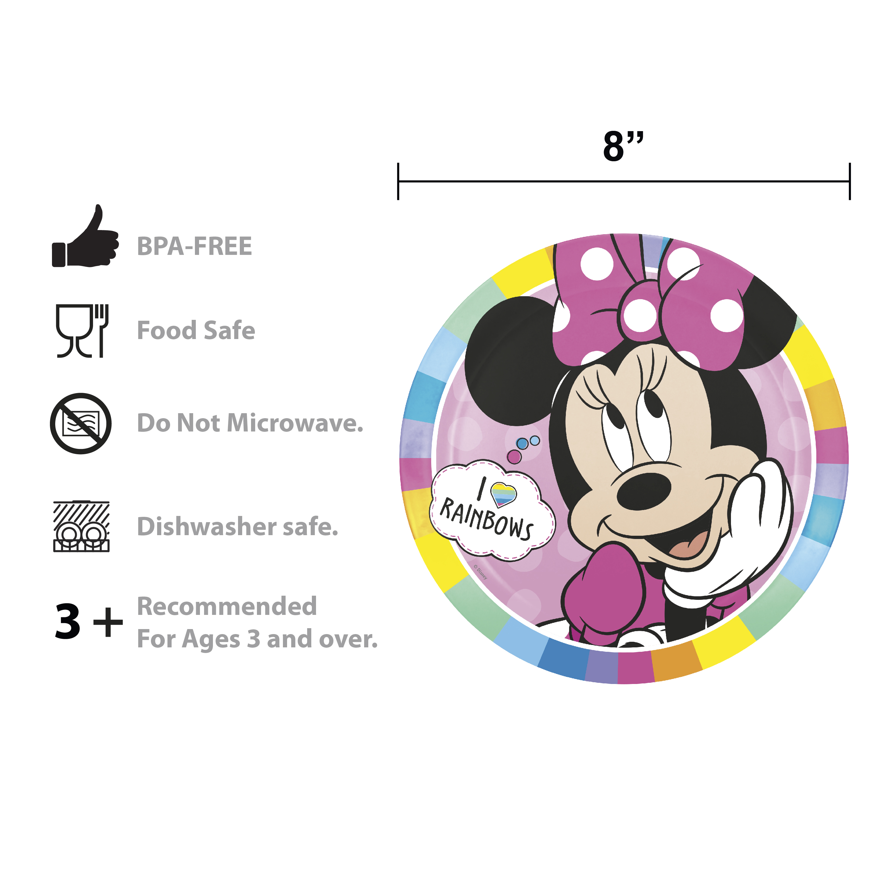 Disney Dinnerware Set, Minnie Mouse, 5-piece set slideshow image 10