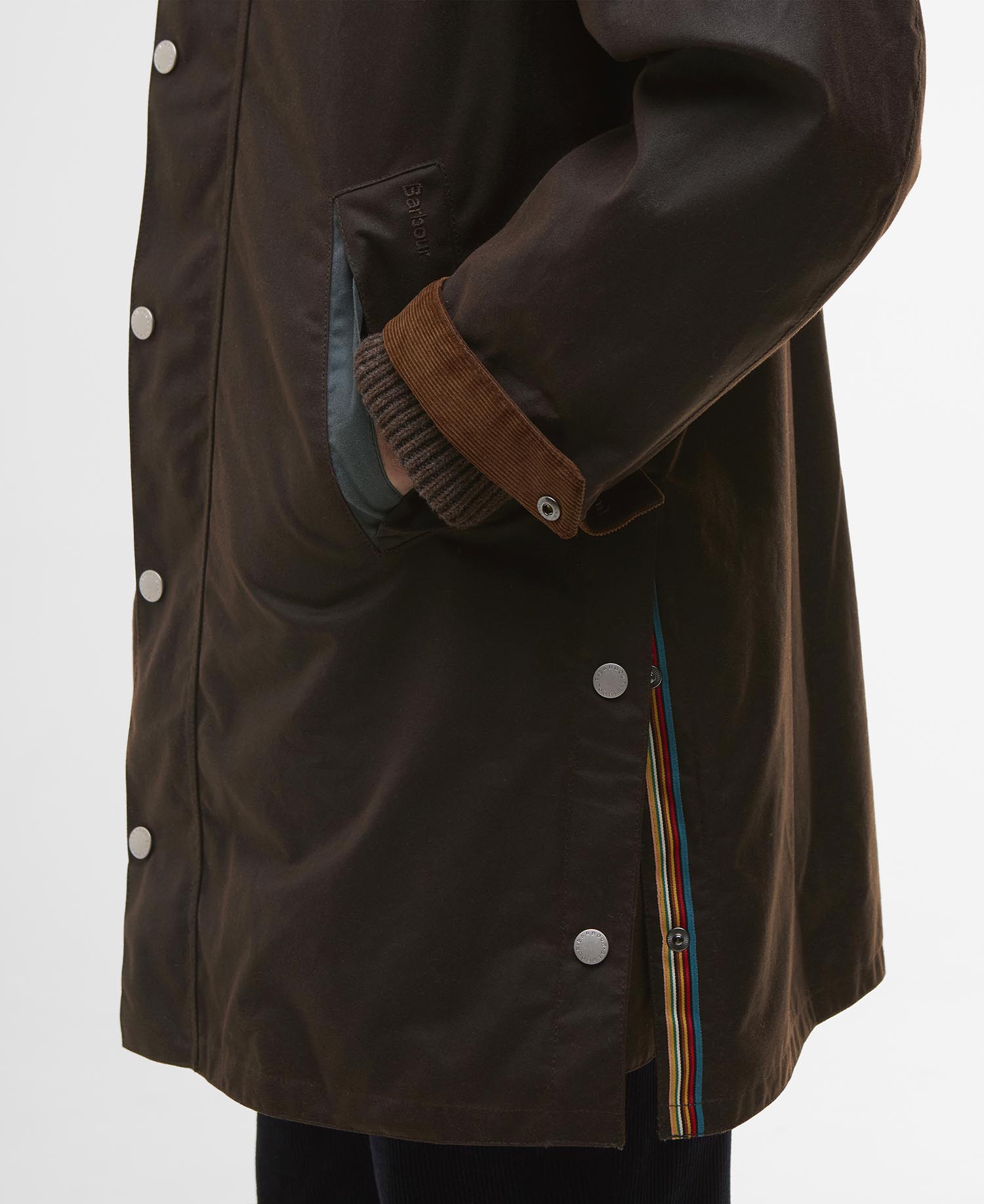 Paul Smith loves Barbour Beeston Waxed Jacket image number 9