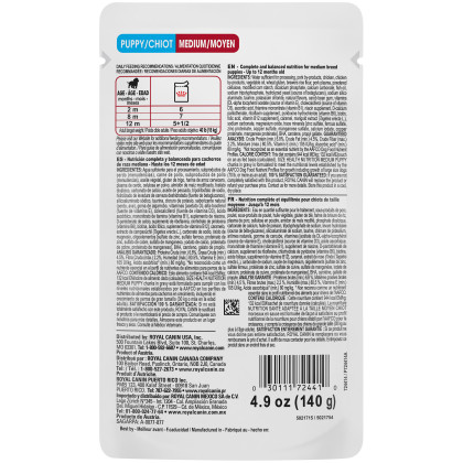Royal Canin Size Health Nutrition Medium Puppy Pouch Dog Food