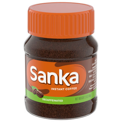 Sanka Decaf Instant Coffee, 2 oz Jar