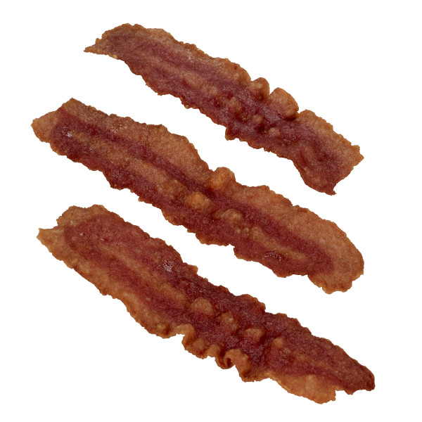 JENNIE-O(r) PERFECT SLICE Crispy Turkey Bacon Fully Cooked, 6pc . C1C0 - Front Center Out of Package (Hi Res)