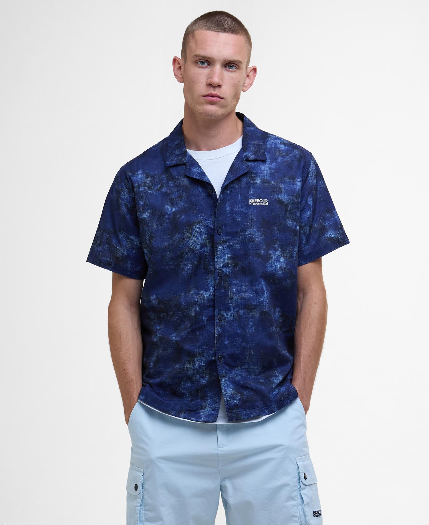 Camo Ikat Short-Sleeved Shirt image number 0