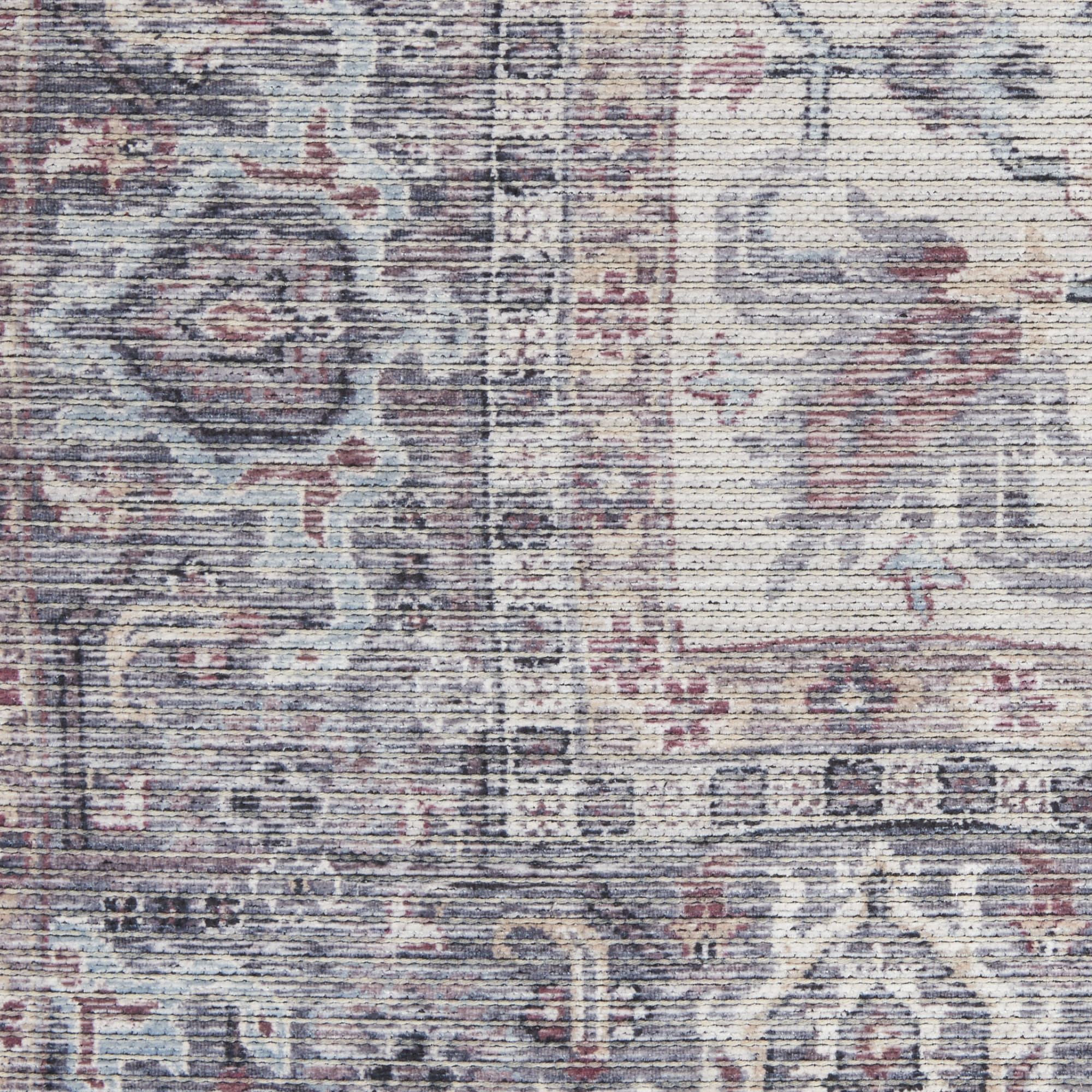 Nourison New Concept Washables 3' x 5' Grey Vintage Indoor Rug