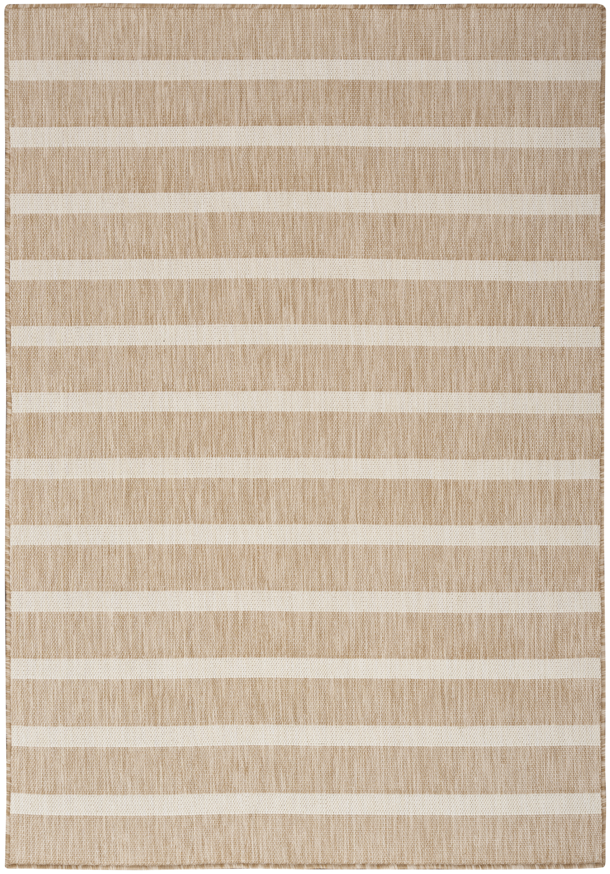 Nourison Positano 6' x 9' Beige Ivory Modern Rug
