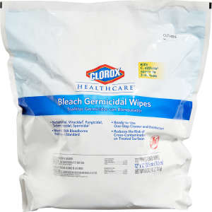 Clorox, Clorox Healthcare Bleach Germicidal Disinfectants,  110 Wipes/Container