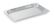 Half-long-size 4-inch-deep Miramar® stainless steel plain pan