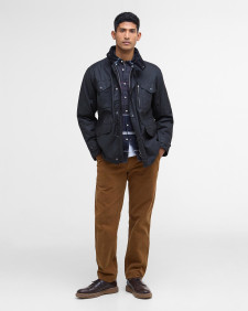 Sapper Waxed Jacket Black-Classic