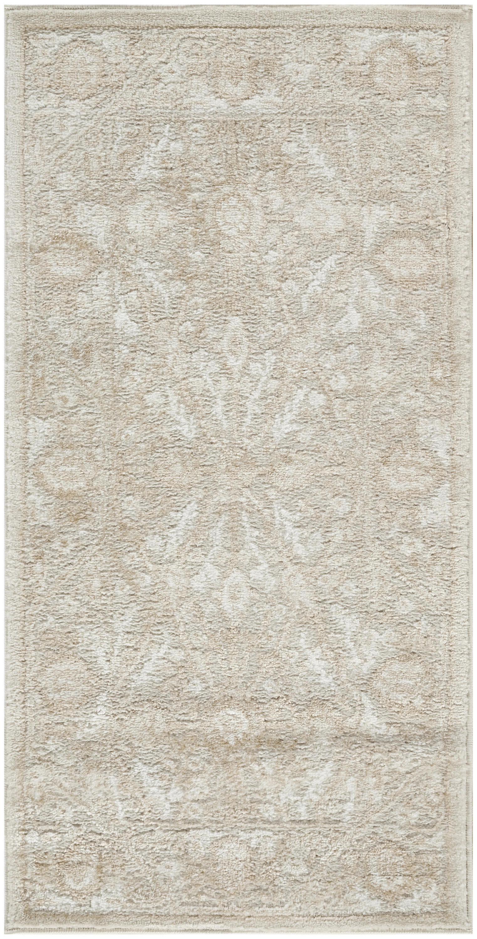 Nourison Dekor 2' x 4' Cream Beige Vintage Indoor Rug