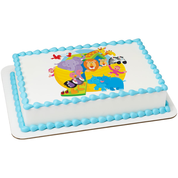 Baby Shower Noah's Ark PhotoCake® Edible Image®