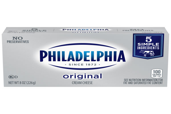 Philadelphia Original Cream Cheese, 8 Oz Brick - My Food And Family