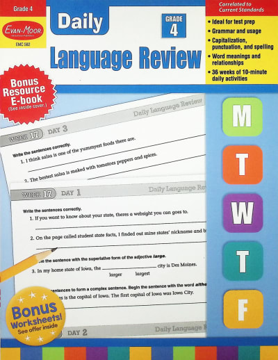 Daily Language Review Grade 4 (Common Core Edition)