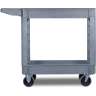 Carlisle, Bin Top 2 Shelf Utility Cart, Gray