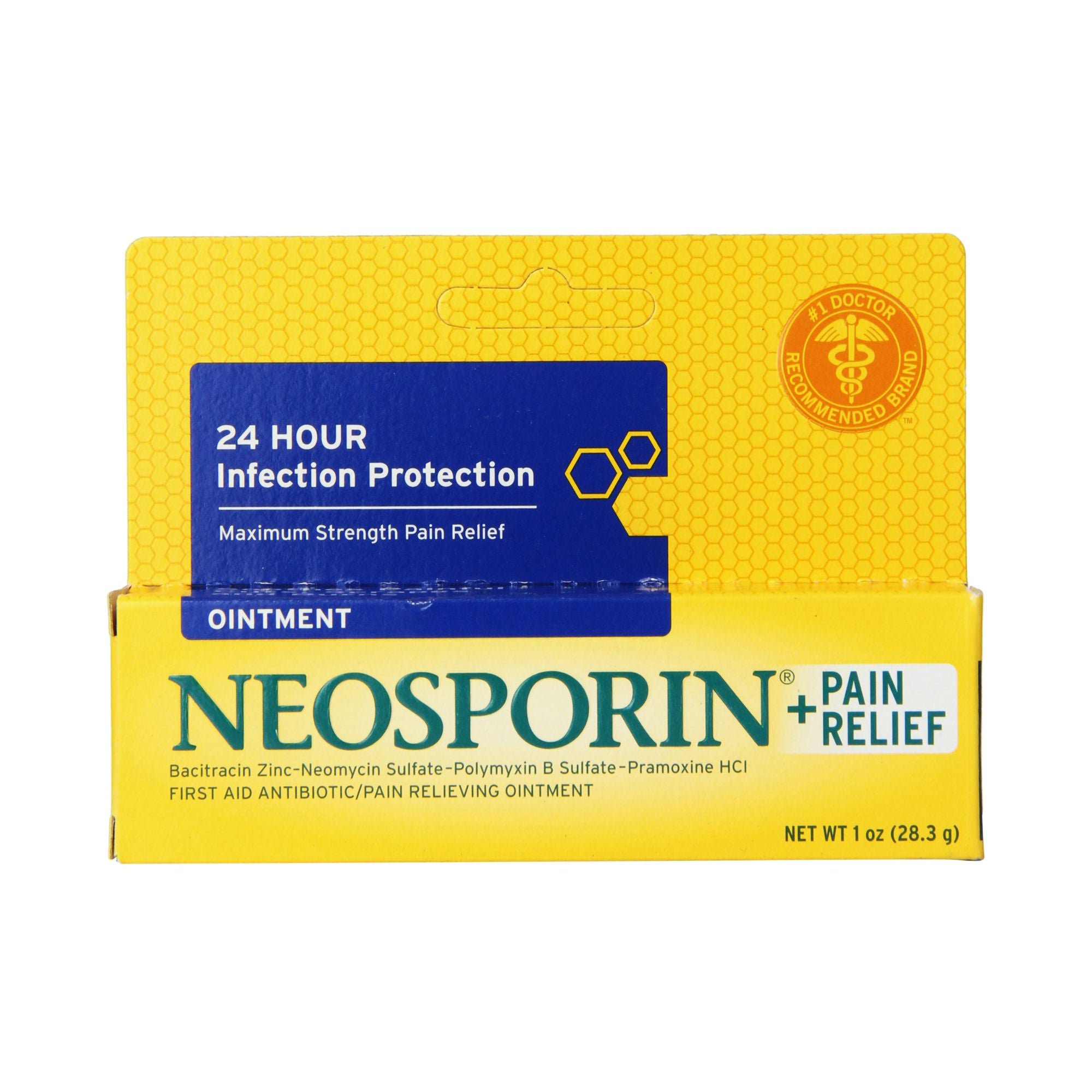 Neosporin® + Pain Relief Ointment Maximum Strength, 1-ounce Tube