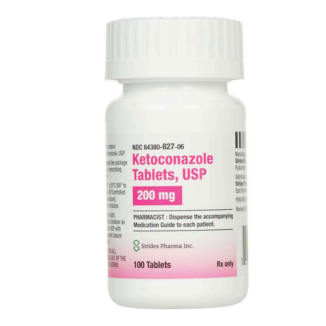 Ketoconazole 200mg Tablets - 100/Bottle