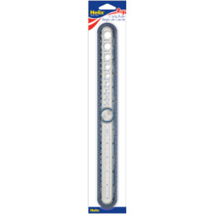 2-in-1 Circle Ruler Measuring & Compass Tool 12" / 30cm
