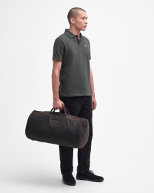 Waxed Holdall Olive