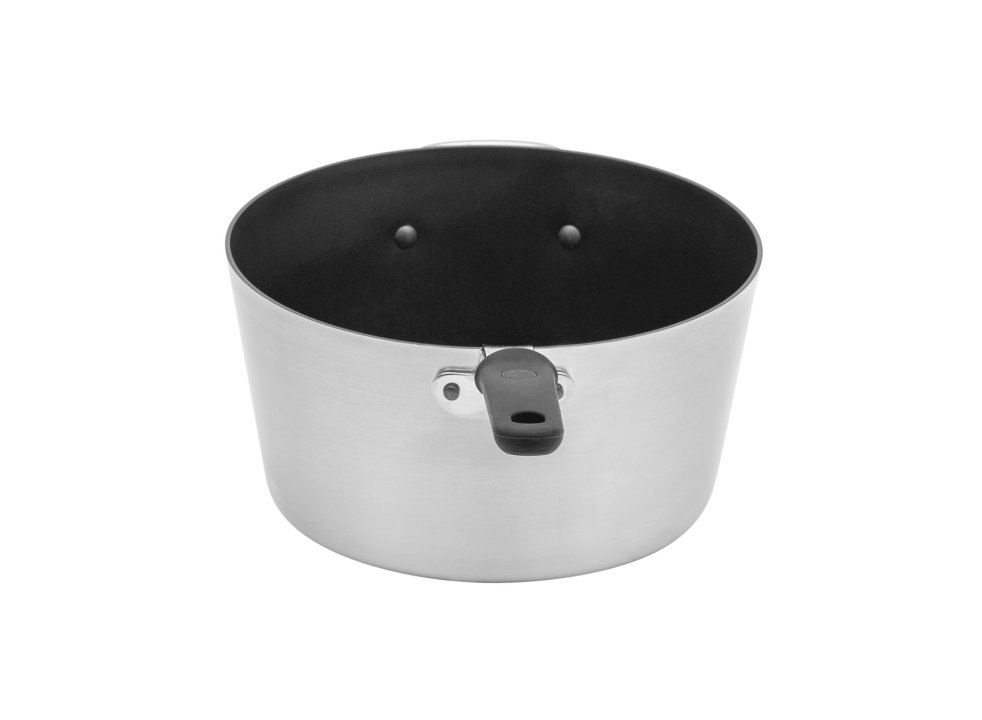 7-quart Wear-Ever® tapered aluminum saucepan with SteelCoat x3™ nonstick coating and silicone handle