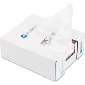 Inteplast, Ice Bucket Liner Bags, 3 qt, 0.5 mil, 6" x 12", Clear