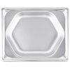 Half-size 2 ½-inch-deep Super Pan® stainless steel Super Shapes hexagon wild pan