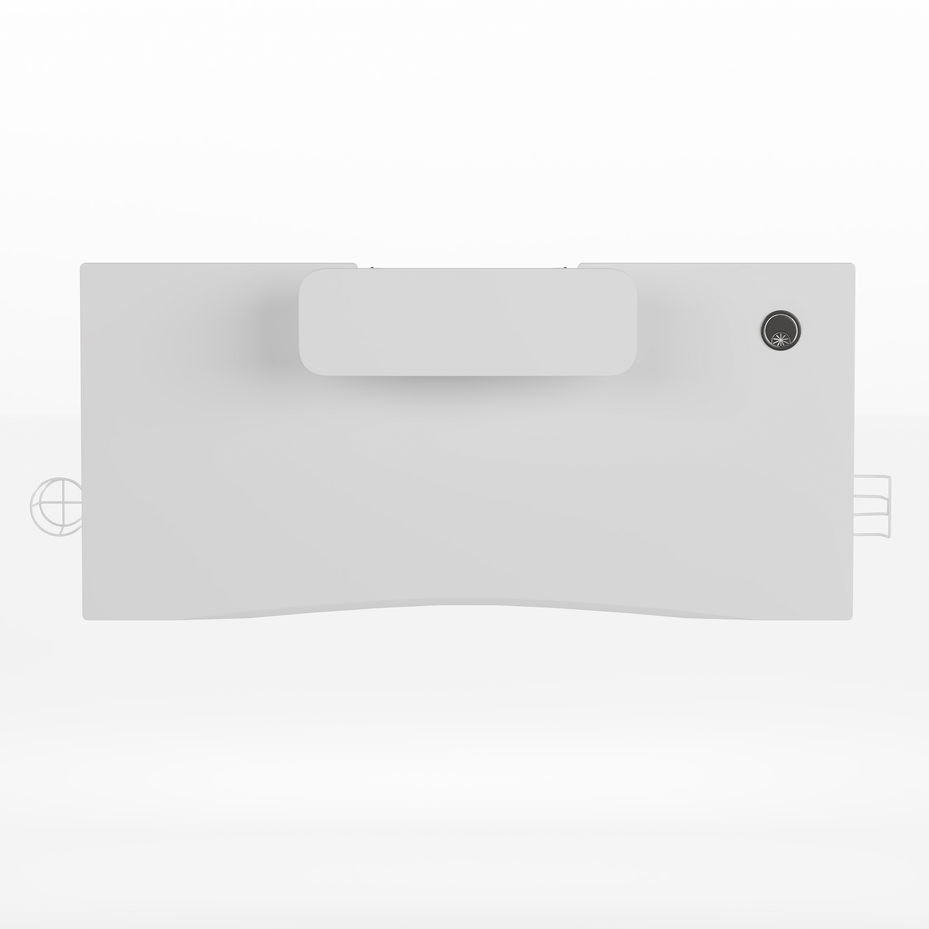 Portavasos de escritorio para juegos negro/blanco, gancho para auriculares, soporte para monitor - Imagen 8 de 24