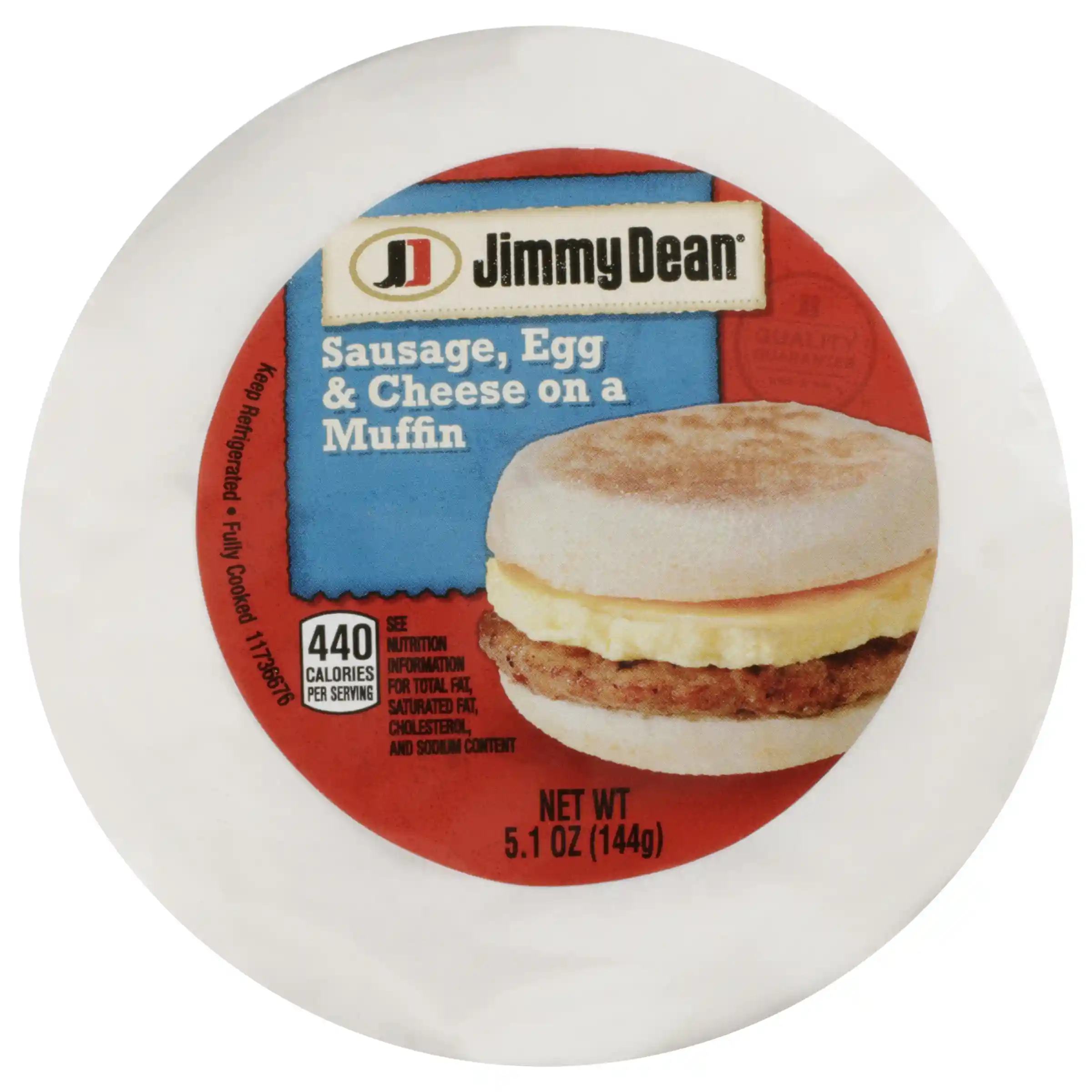 Jimmy Dean® Butcher Wrapped Sausage, Egg and Cheese Muffin_image_3