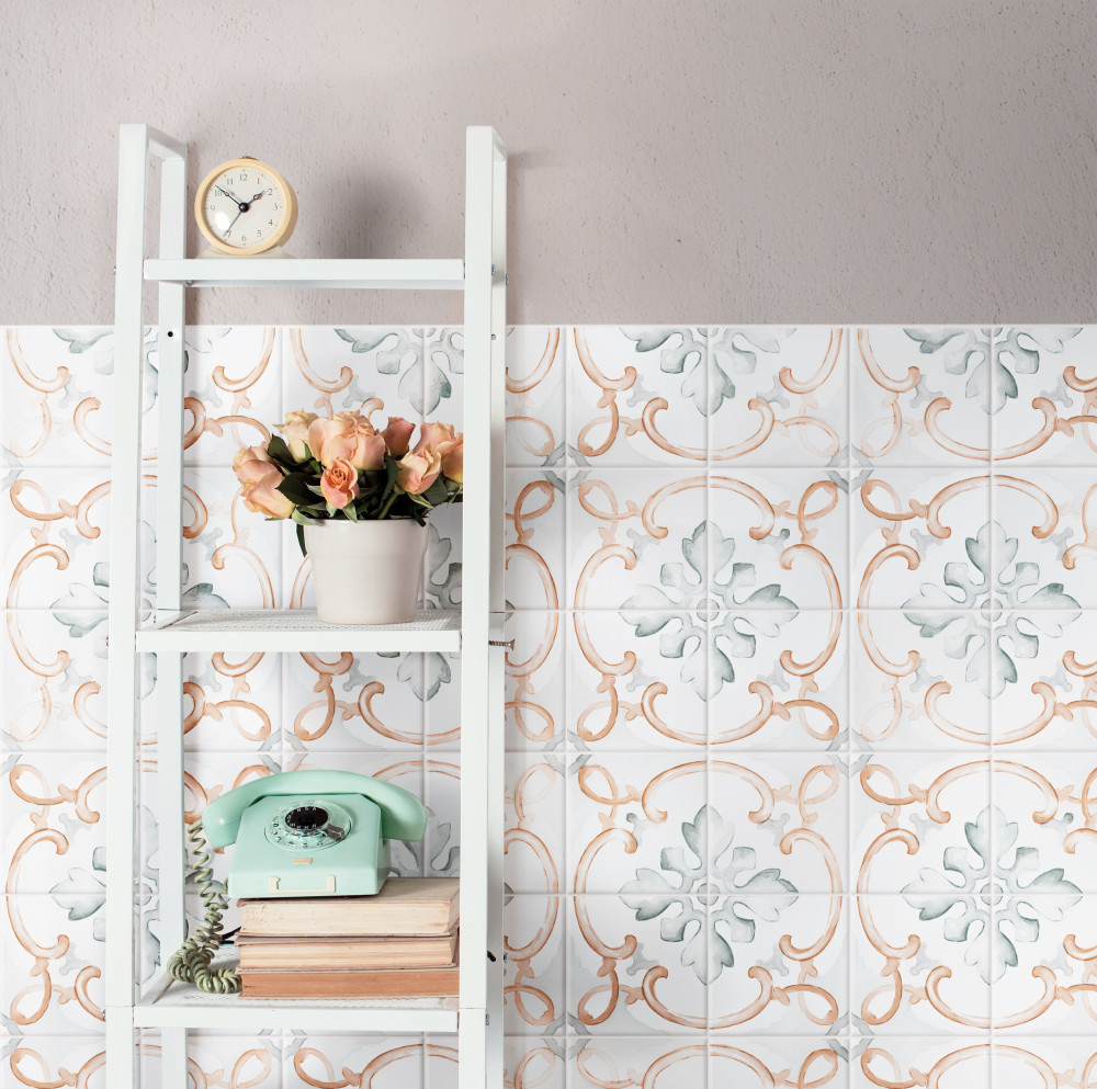 Saint Germain Chaud Deco Jules 5-3/4 in. x 5-3/4 in. Porcelain Floor and Wall Tile