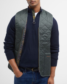Quilted Zip-In Liner Olive-Classic