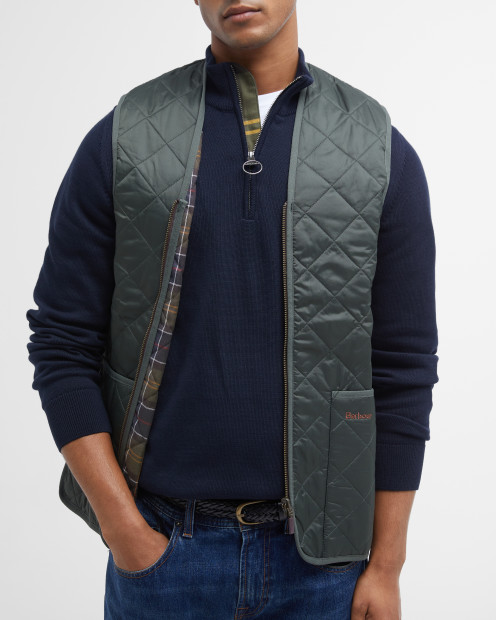 Quilted Zip-In Liner Olive-Classic