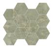 Kelby Green 11×13 Hexagon Mosaic Polished Rectified