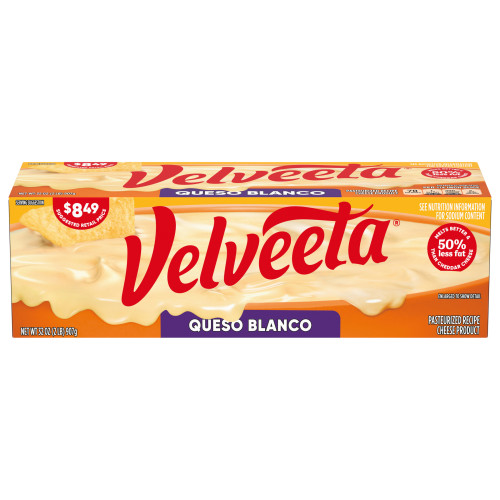 Velveeta Queso Blanco Cheese, 32 oz Block PP