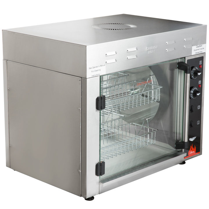 8-bird 220-volt Cayenne® countertop chicken rotisserie oven