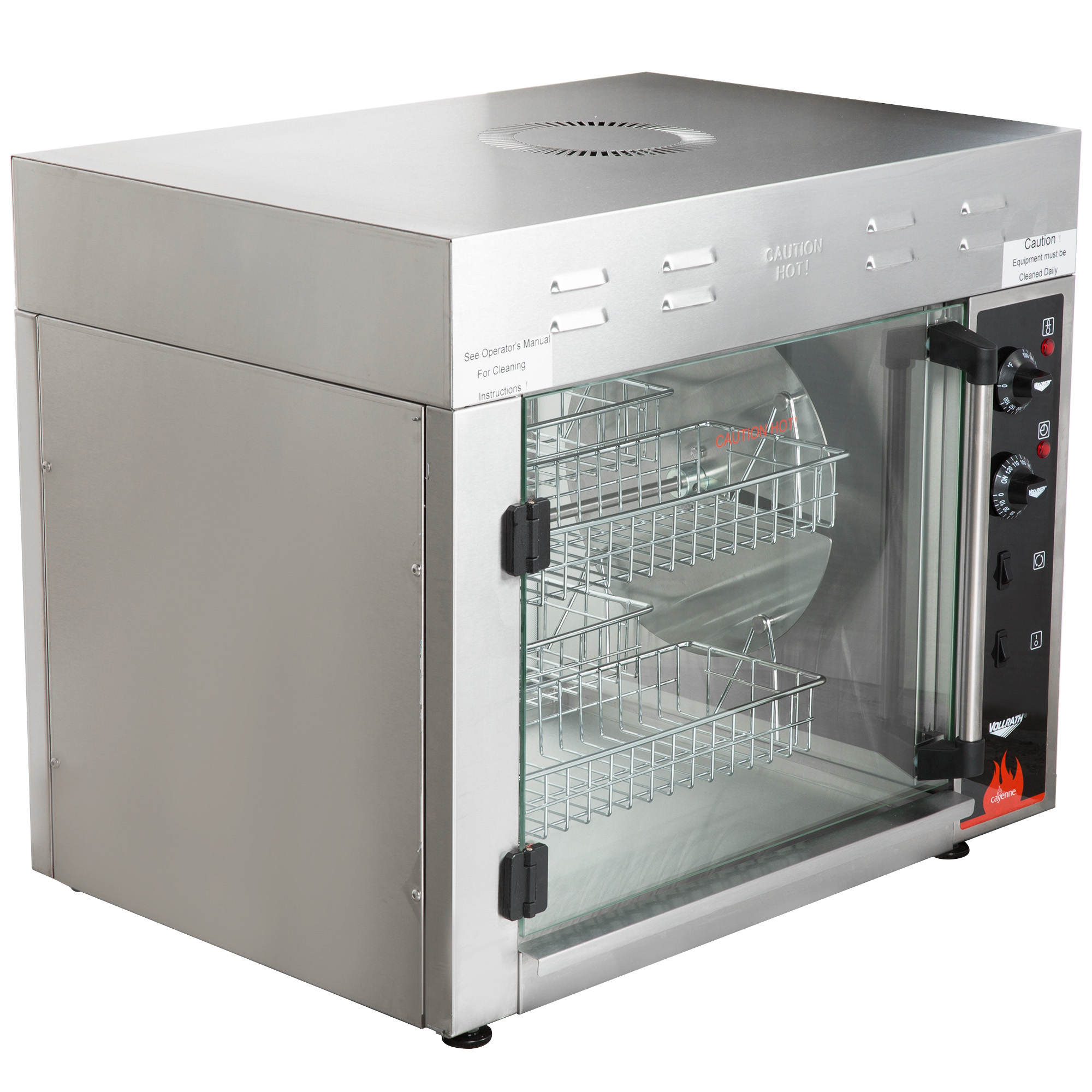 8bird 220volt Cayenne® countertop chicken rotisserie oven