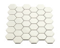 Multiplier White 2″ Hexagon Mosaic Glossy