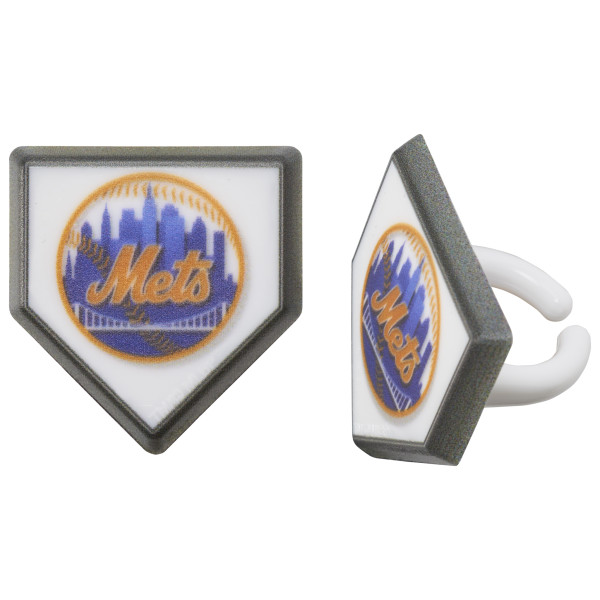 MLB® Home Plate Team Logo Cupcake Rings