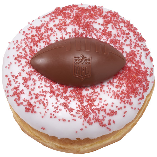NFL Brown Football with Shield Cupcake Rings