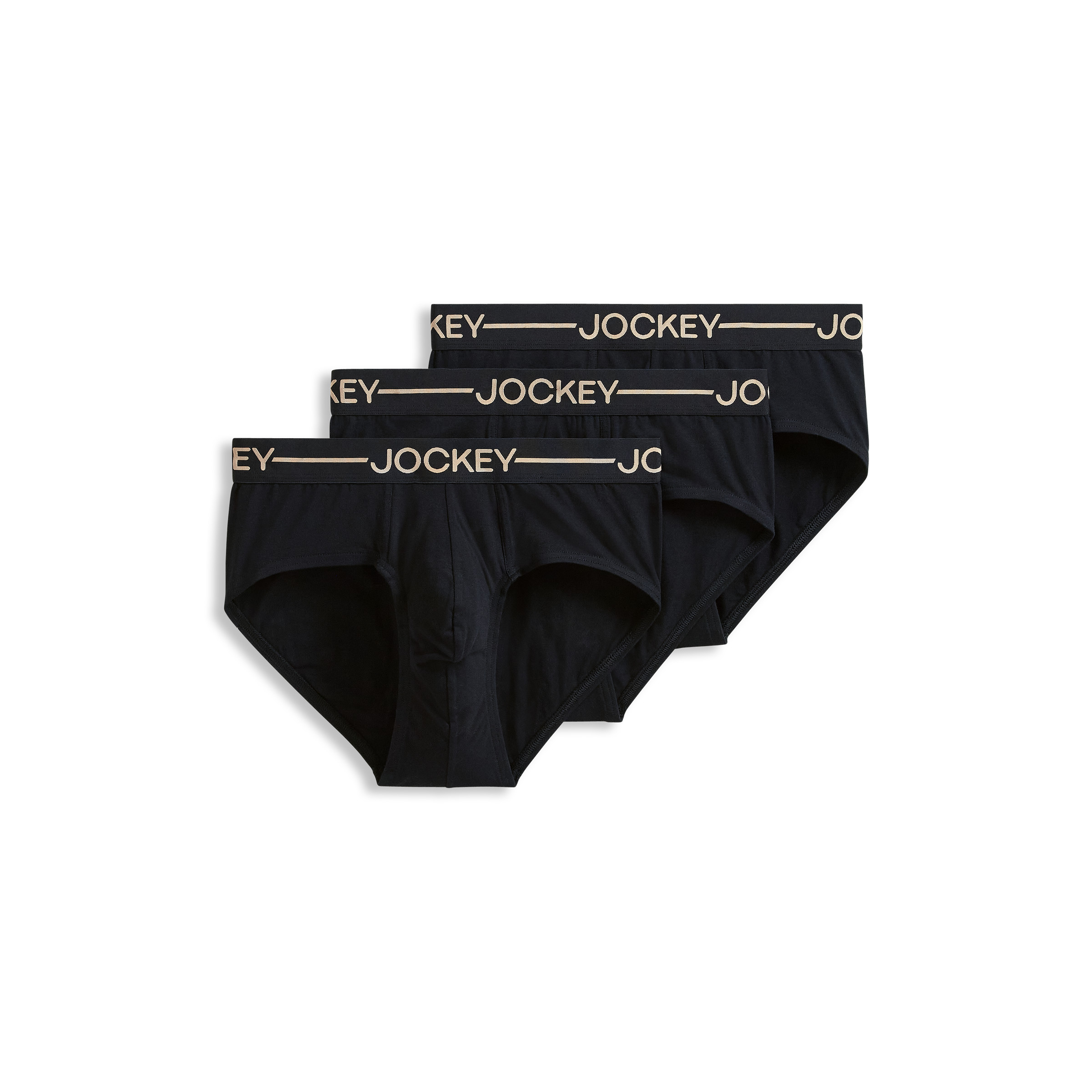 Jockey Men’s Organic Cotton Stretch Brief – 3 Pack